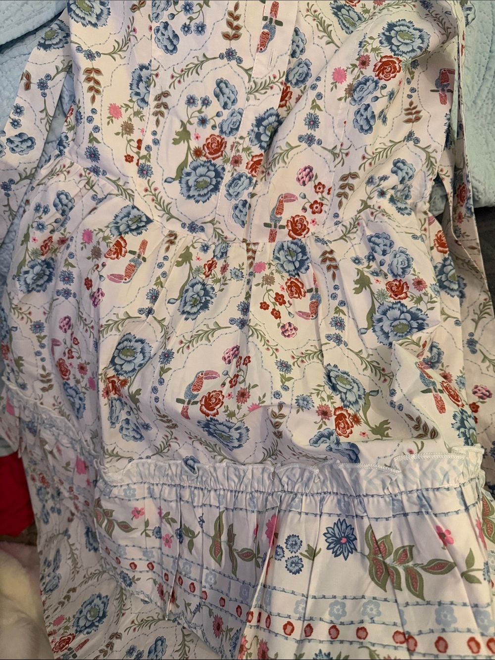 Listicle floral tiered bow strap dress - Picture 6 of 7
